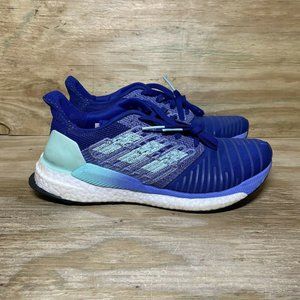 Adidas Solar Boost Shoes Women’s 8 Blue Athletic Running Lightweight Sneakers